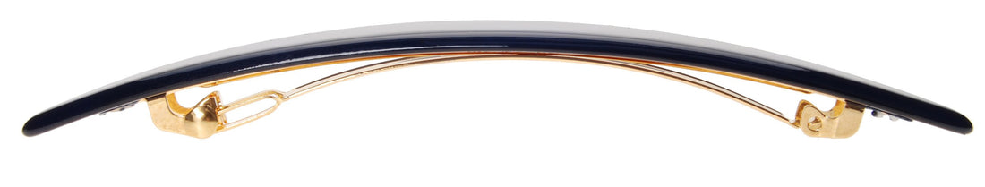 France Luxe Oblong Long and Skinny Barrette - Nacro Ocean