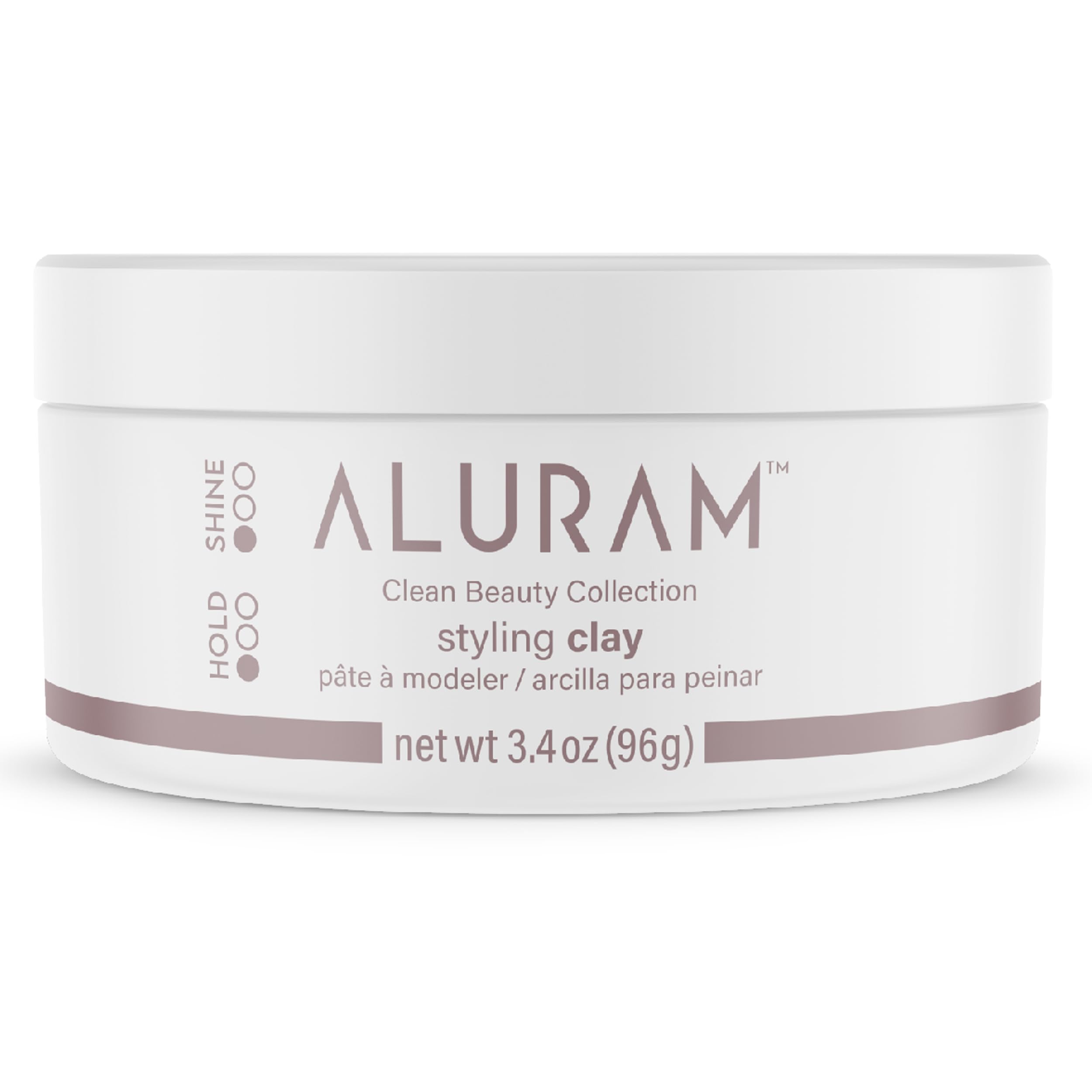 Aluram Hair Styling Clay with a Soft Satin Finish - Cruelty Free 3.4oz