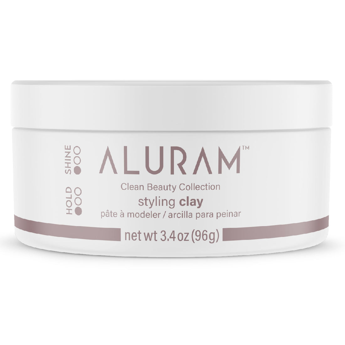Aluram Hair Styling Clay with a Soft Satin Finish - Cruelty Free 3.4oz