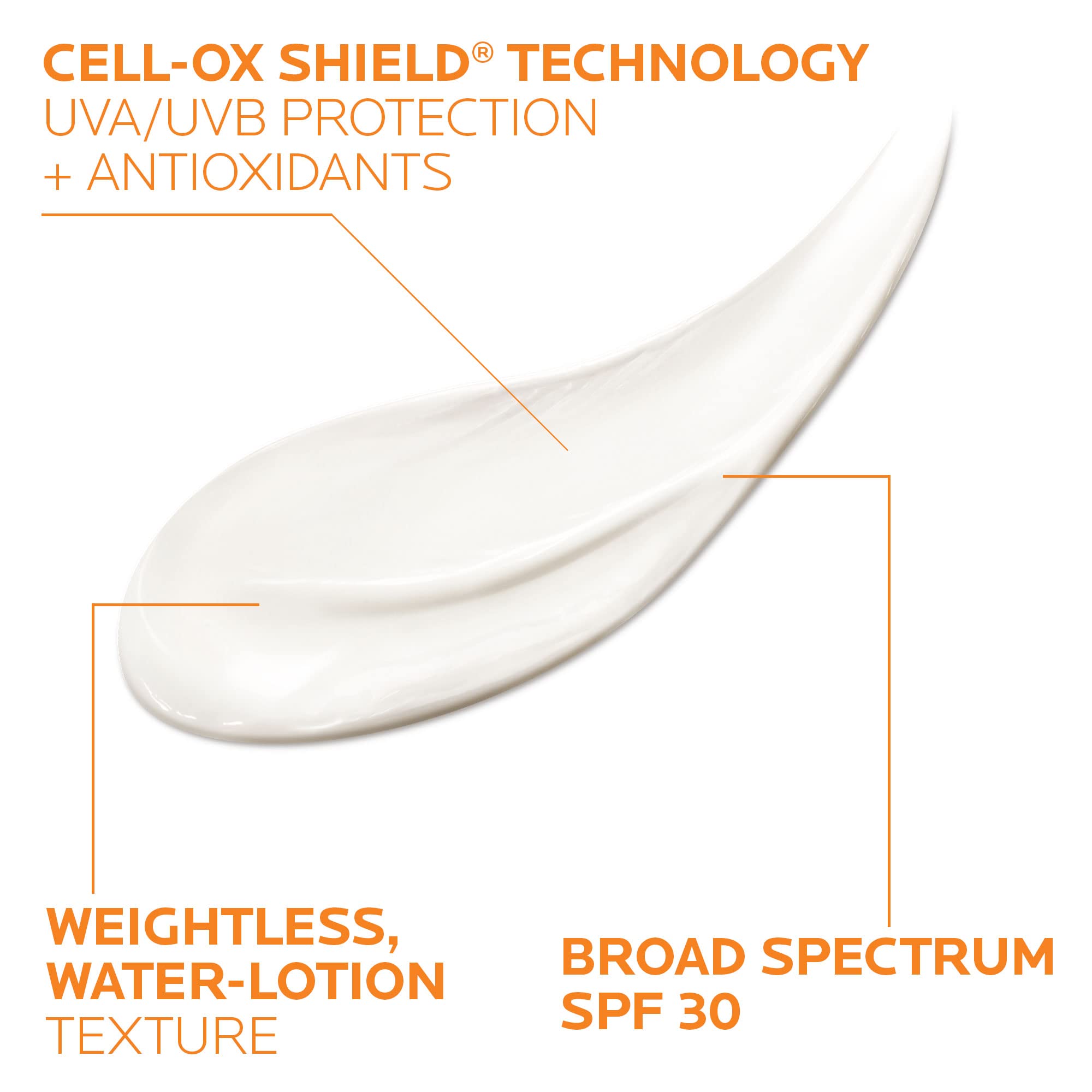 La Roche-Posay Anthelios Cooling Water-Lotion, Body and Face Sunscreen with Antioxidants, 5 Fl. Oz.