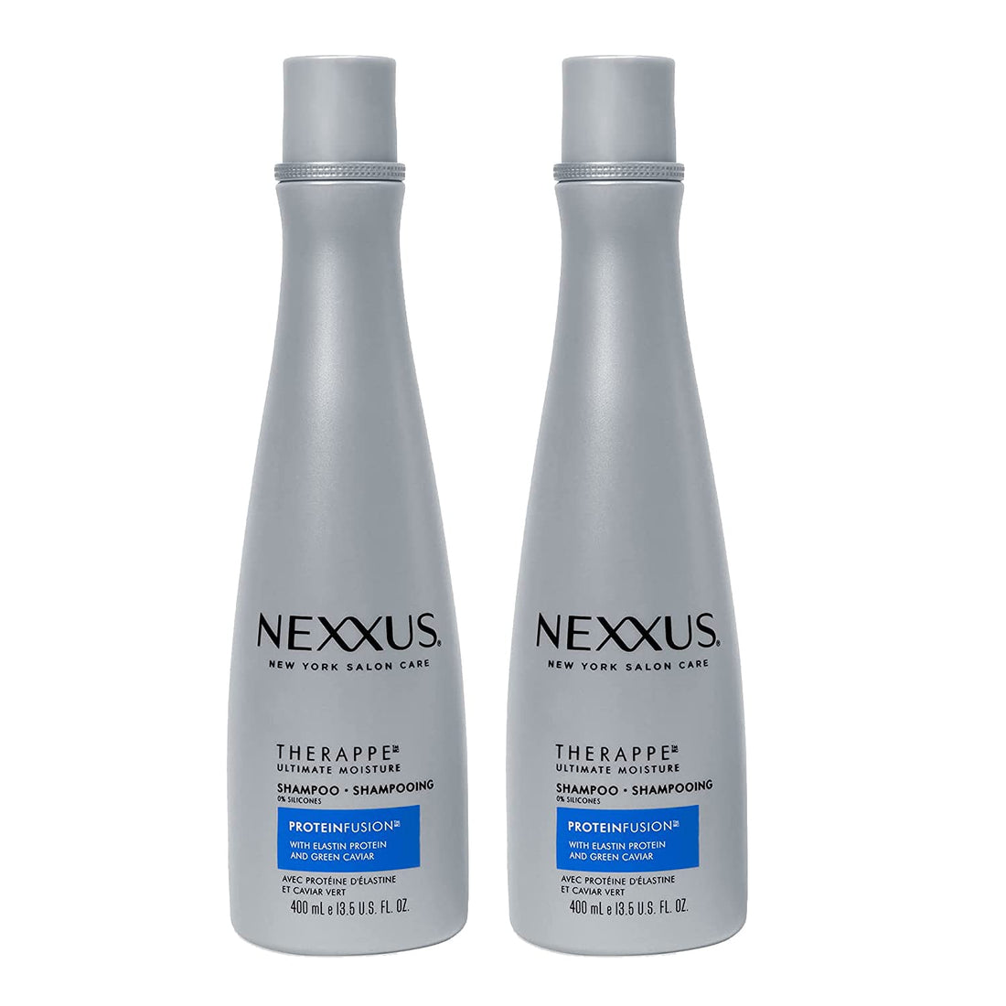 Nexxus Therappe Shampoo for Dry Hair Ultimate Moisture Silicone-Free ,13.5 fl oz - Pack of 2