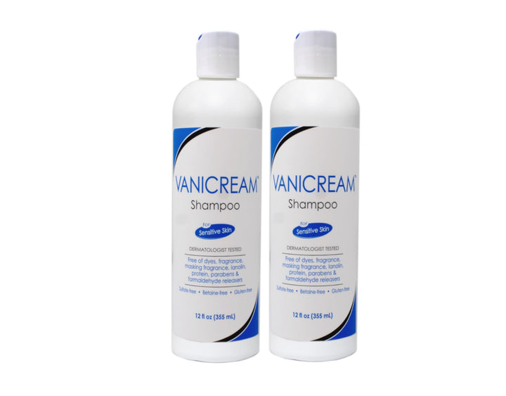Vanicream Shampoo and Conditioner Set For Sensitive Skin - Dermatologist Tested - Set of 4 (2 Each) (12 Oz)