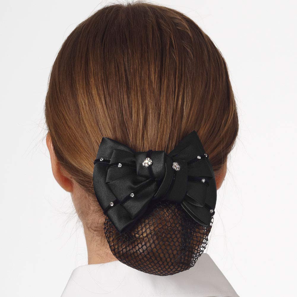 Ovation Premium Show Bow-Black Gem Floral