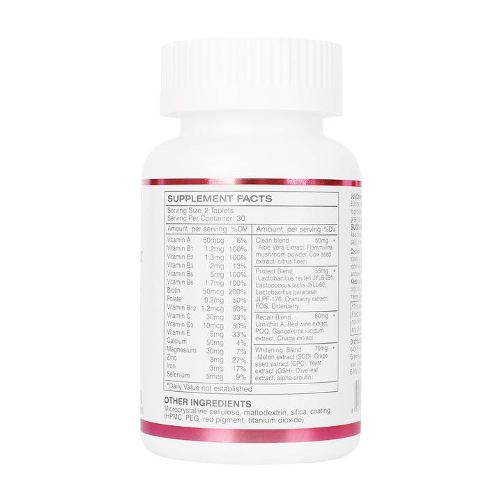 JulyDeer One Daily Multivitamin for Women - Complete Multimineral & Multivitamin with Vitamin A, C, D, E and B-Complex, Zinc & More Vitamins for Immunity, Energy, Hair, Skin & Nails - 60 Tablets