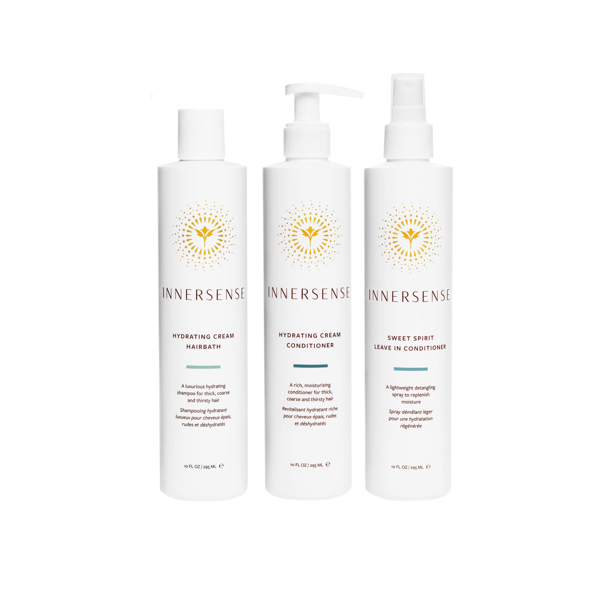 Innersense Organic Beauty - The Hydrate Trio Collection | Non-Toxic, Cruelty-Free, Sustainable Haircare (Full Size)