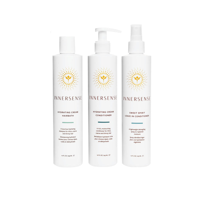 Innersense Organic Beauty - The Hydrate Trio Collection | Non-Toxic, Cruelty-Free, Sustainable Haircare (Full Size)