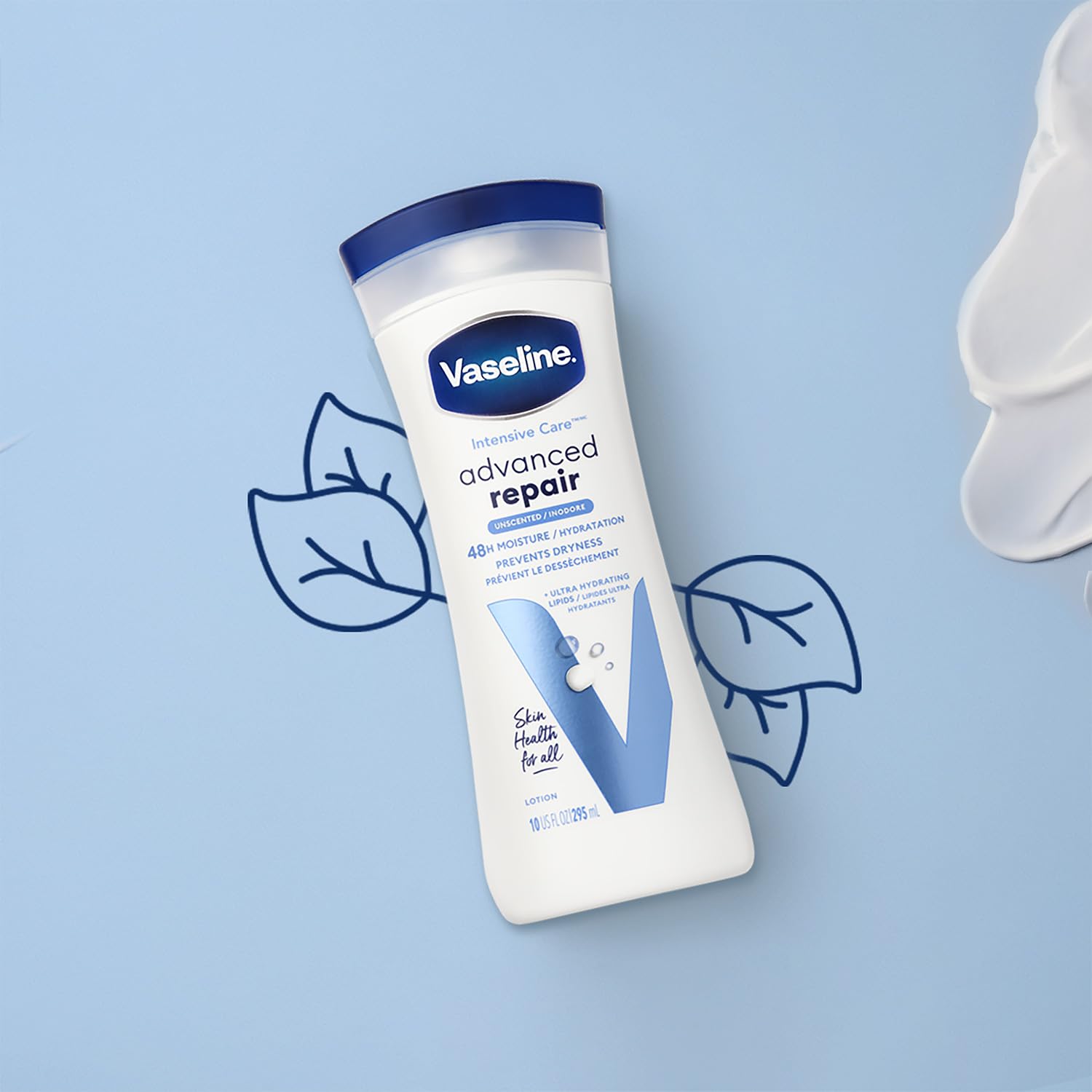 Vaseline Intensive Care Advanced Repair Fragrance Free Body Lotion 2-Pack 10 oz each