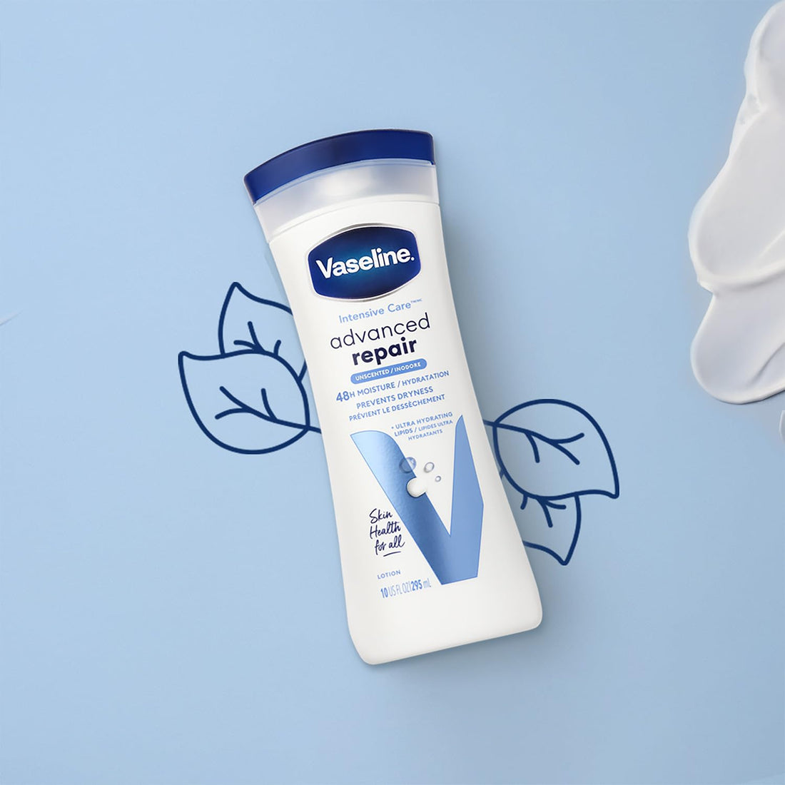 Vaseline Intensive Care Advanced Repair Fragrance Free Body Lotion 2-Pack 10 oz each