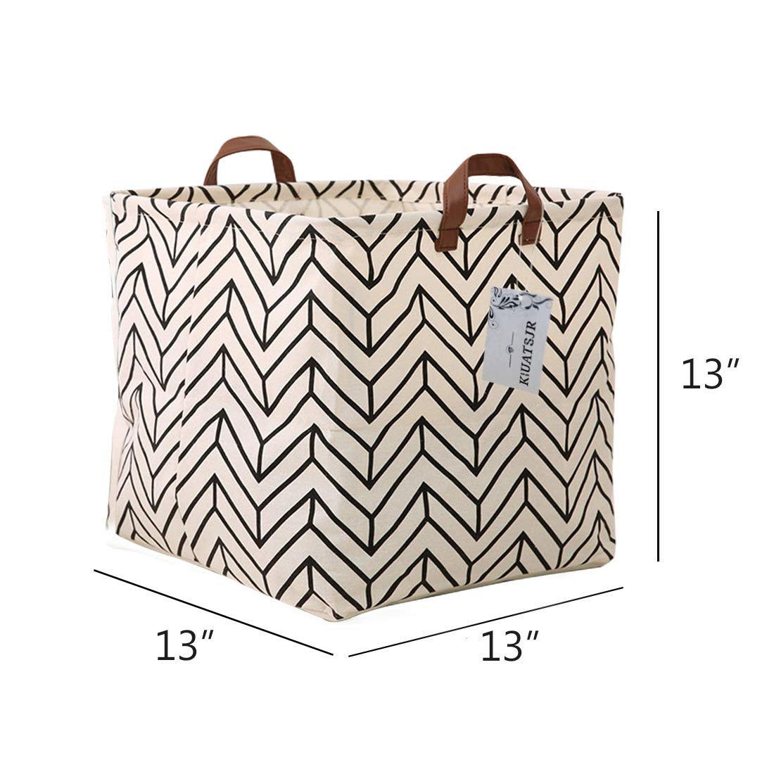 Square Storage Basket Fabric Organizer Bin for Toys,Books,Clothes,Gifts,Pets-Perfect for Home,Office,Nursery,Dorm,Shelf, Gift Baskets(Geometric)