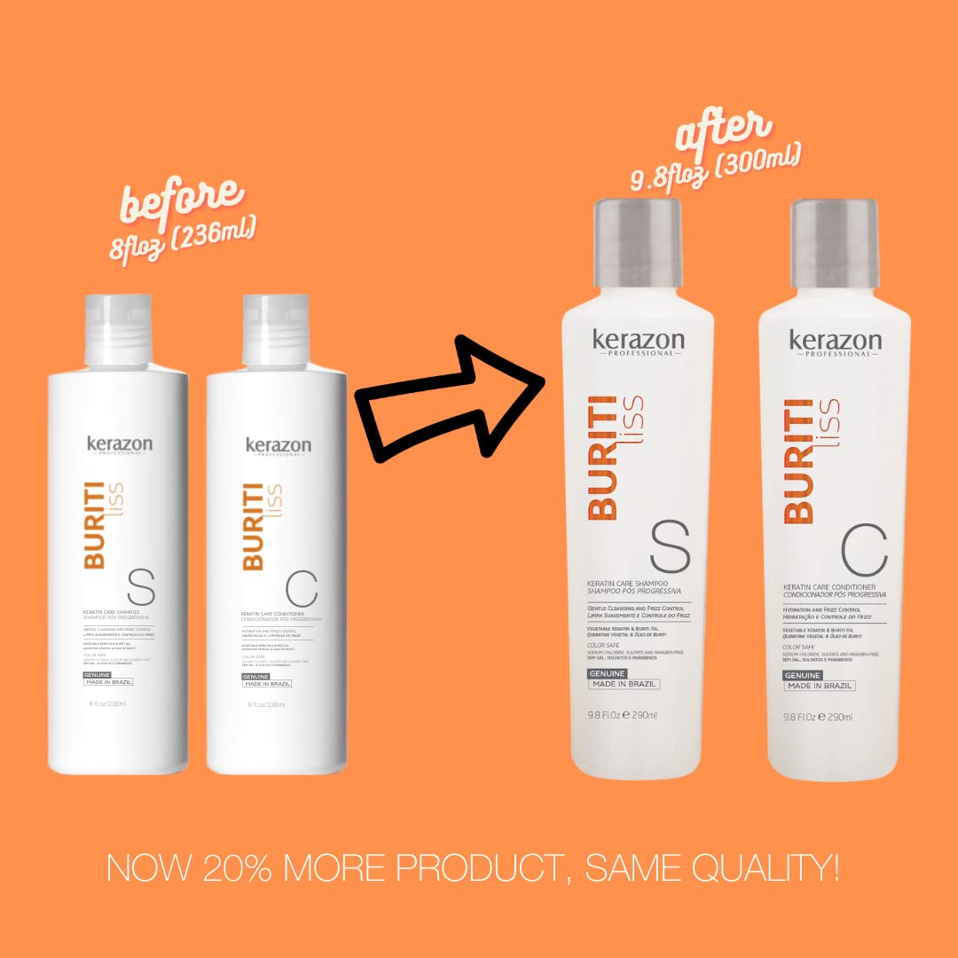 Sulfate Free Anti Frizz Color Safe Keratin Care Shampoo & Conditioner DUAL pack. Imported. NEW LOOK AND PACKAGING!!