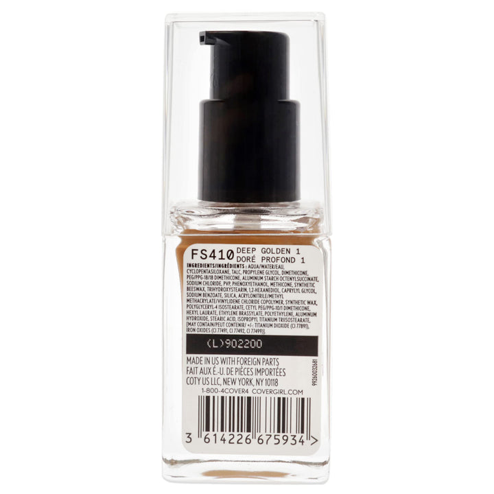 COVERGIRL Matte Ambition, All Day Foundation, Deep Golden 1, 1.01 Ounce