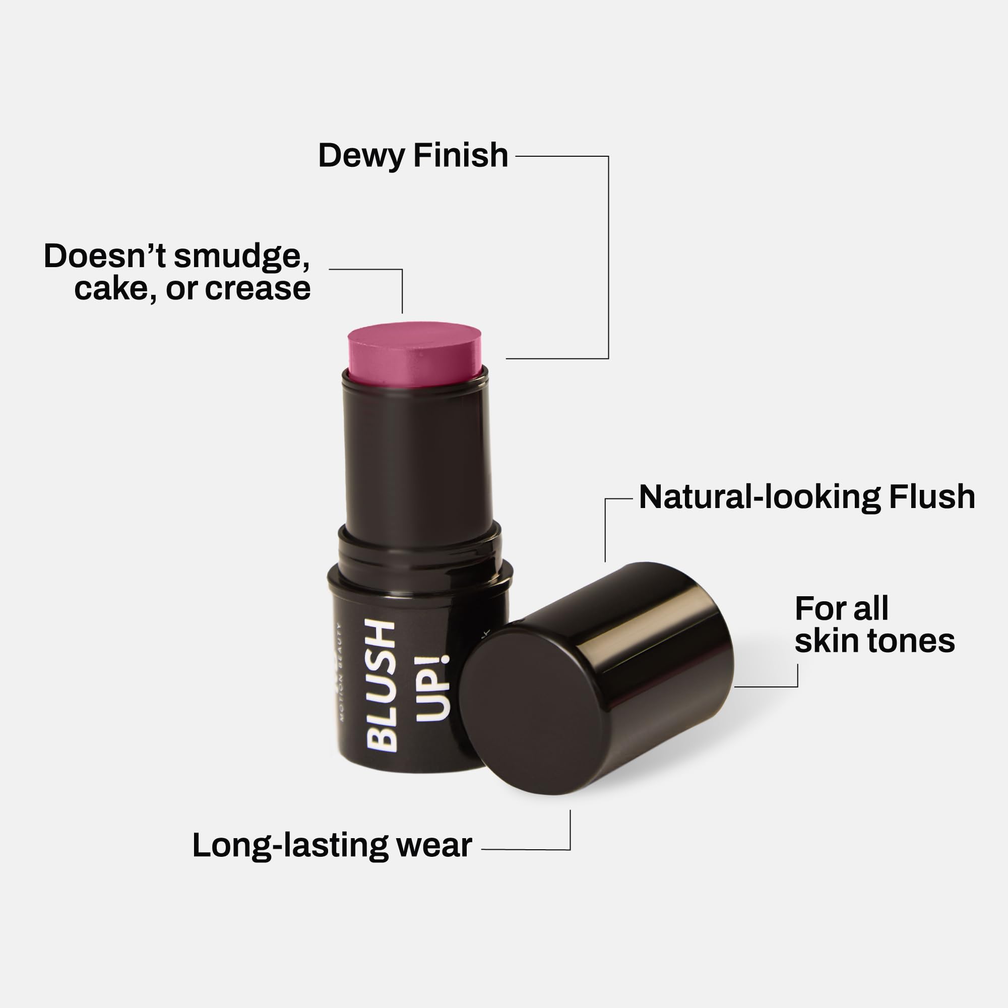 MB Cream Blush for Mature Skin, Cheek Color Stick for Older Women with Long-Lasting Glow, Lightweight Age Defying Formula (0.32 oz) by Avantic Beauty, Camila