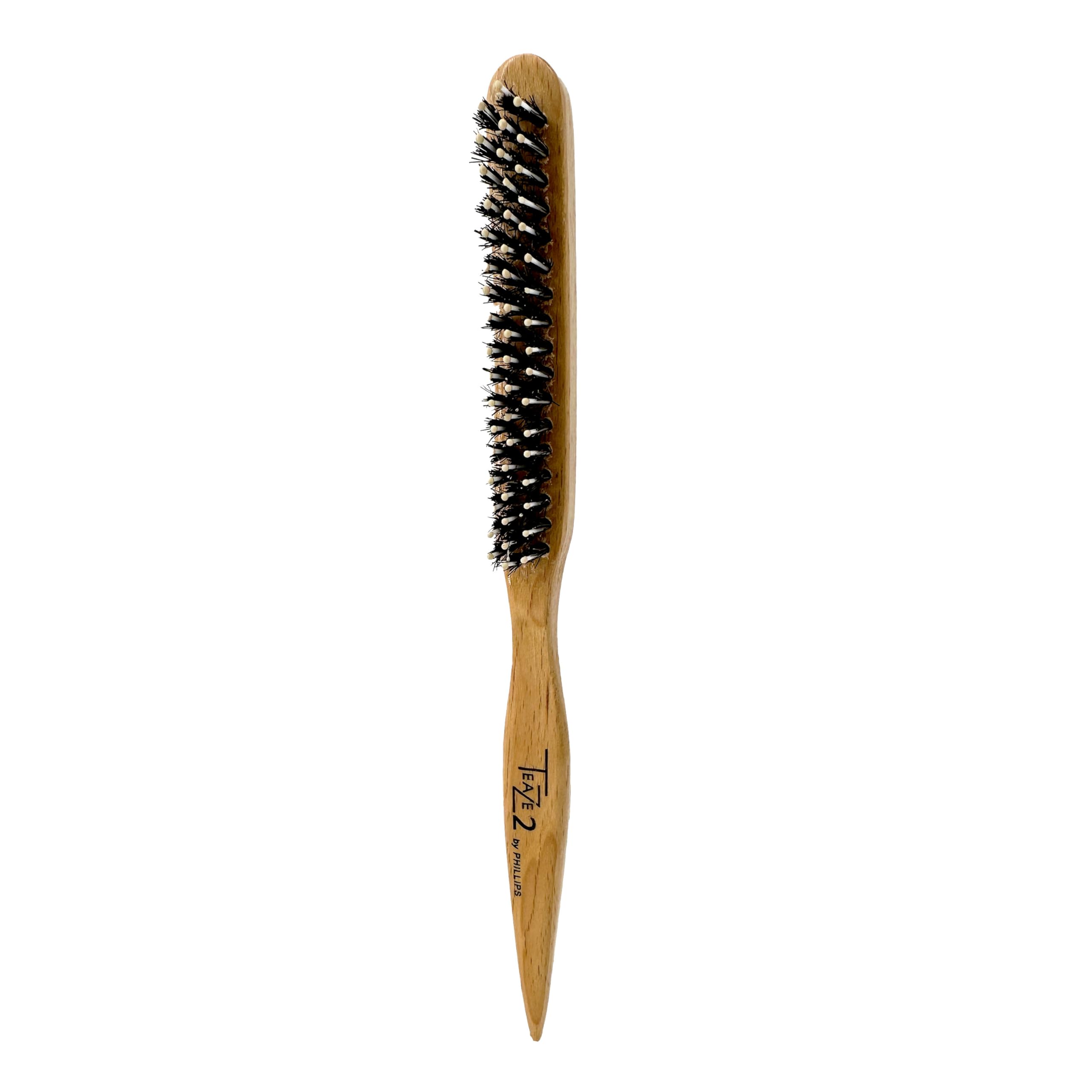 Phillips Teaze 2 Concave Shape Hair Brush With Nylon & Boar Bristles For Pene...