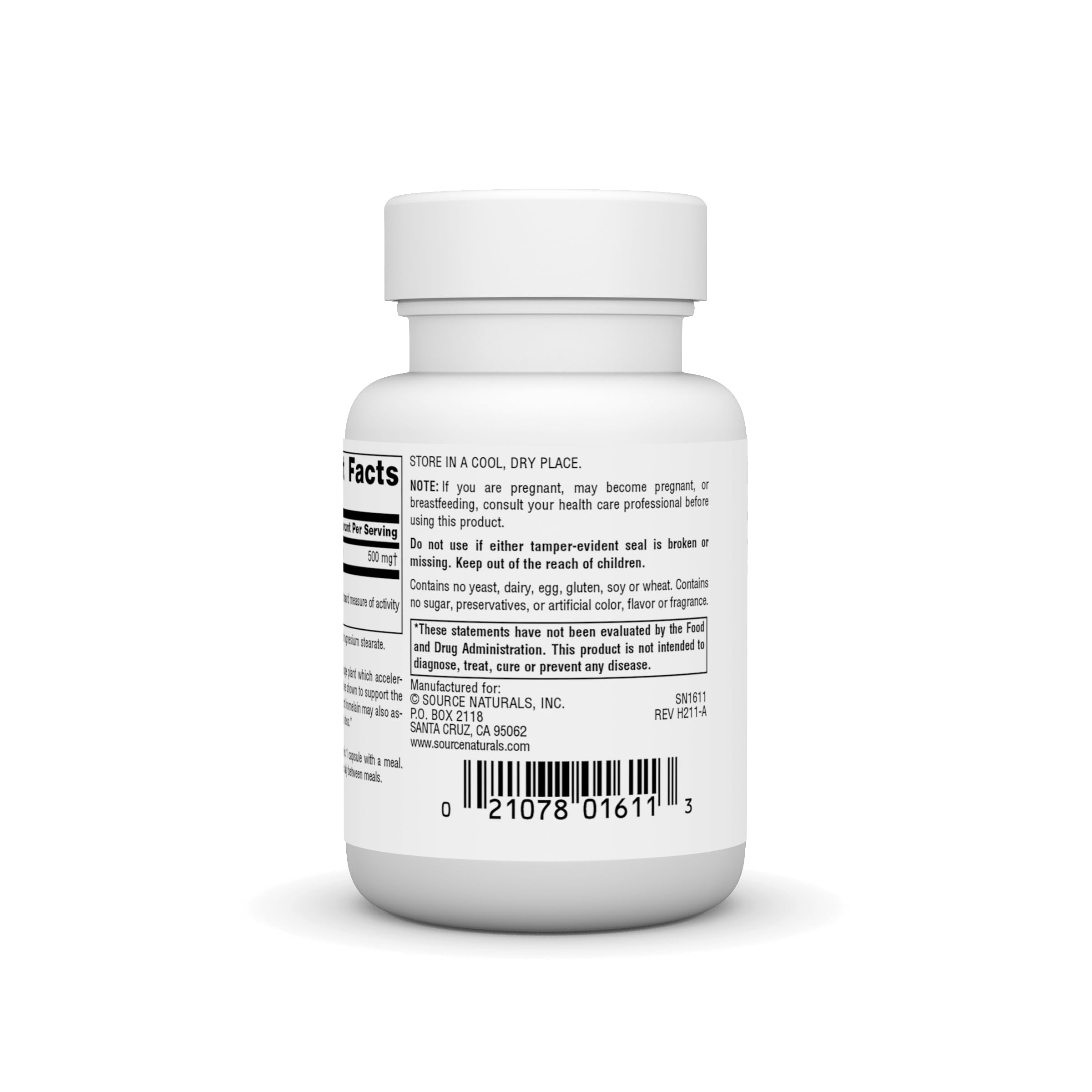 Source Naturals Bromelain - 500 mg - 30 Capsules