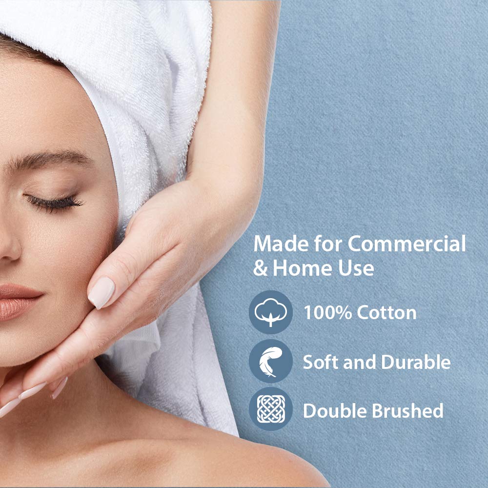 ForPro Premium Flannel 3-Piece Massage Sheet Set, Wisteria, for Massage Tables, Includes Massage Flat Sheet, Massage Fitted Sheet, and Massage Fitted Face Rest Cover