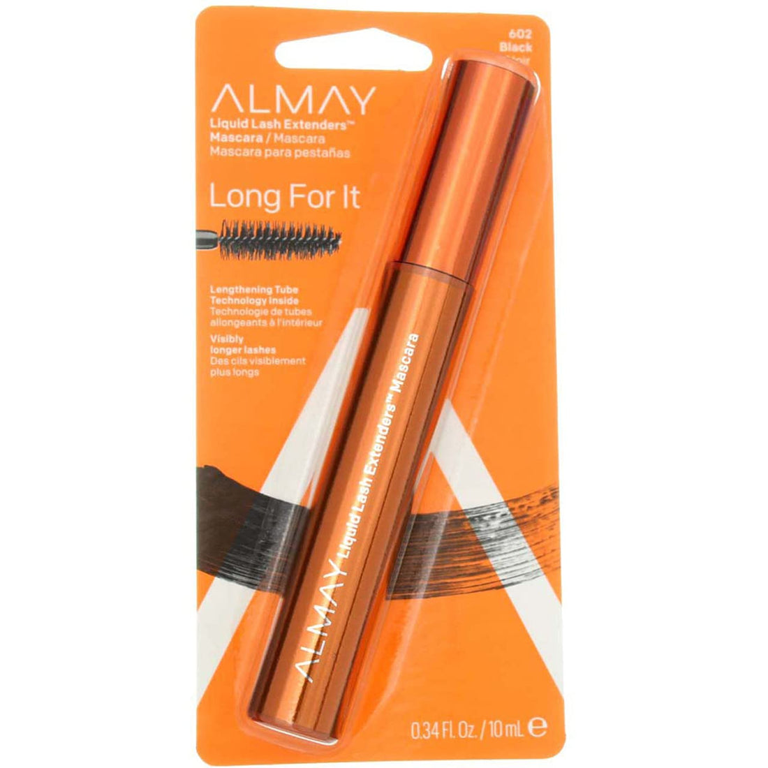 Almay Liquid Lash Extenders Mascara, Black, 1.1 Fluid Ounce