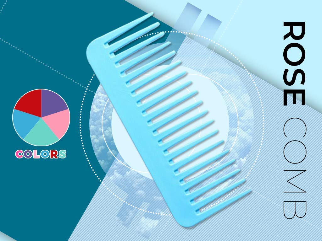 Rose hair comb set.(different models and color) Hair combs for mens and for womens