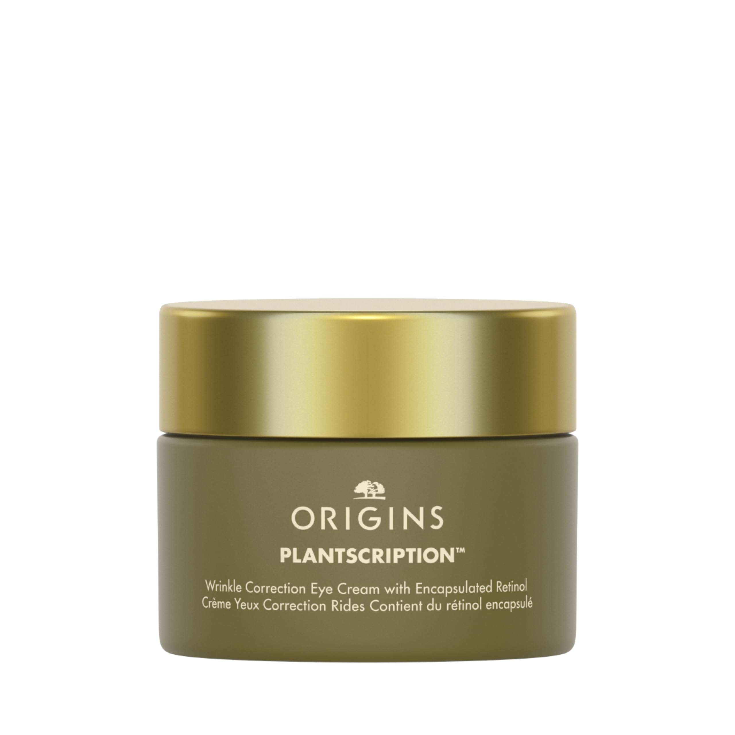 Origins Plantscription Wrinkle Correction Retinol Eye Cream | Visibly Reduces Crow's Feet | With Encapsulated Retinol, 0.5 Fl Oz