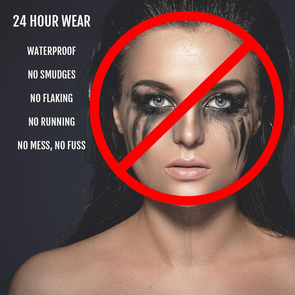 Best Organic 100% Natural Vegan & Gluten Free Liquid Eyeliner, Made in USA by BaeBlu