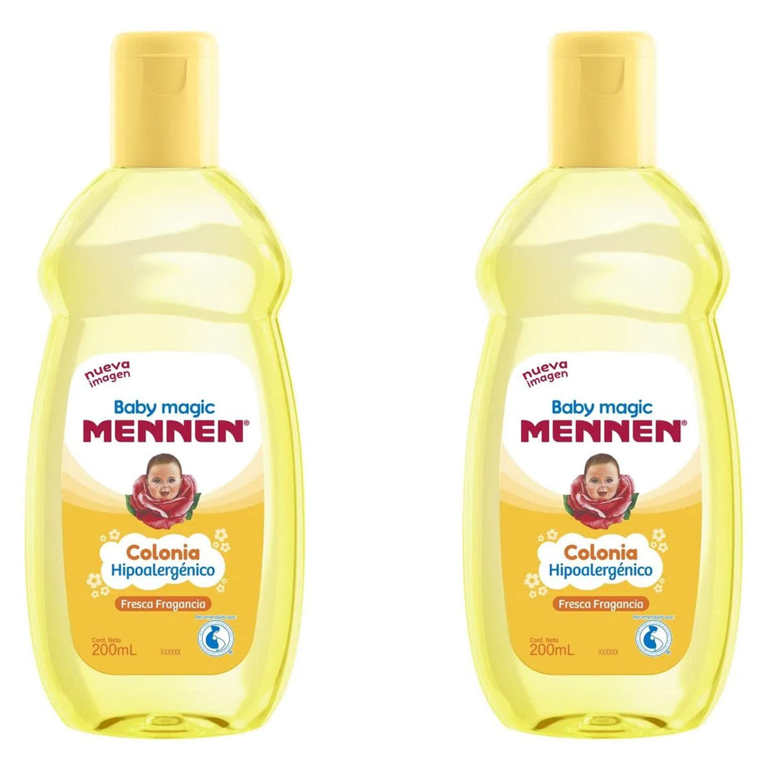 Baby Magic 2 Mennen Cologne 6.76 Fl Oz (2 Colonias Mennen Para Bebe 200 Ml)