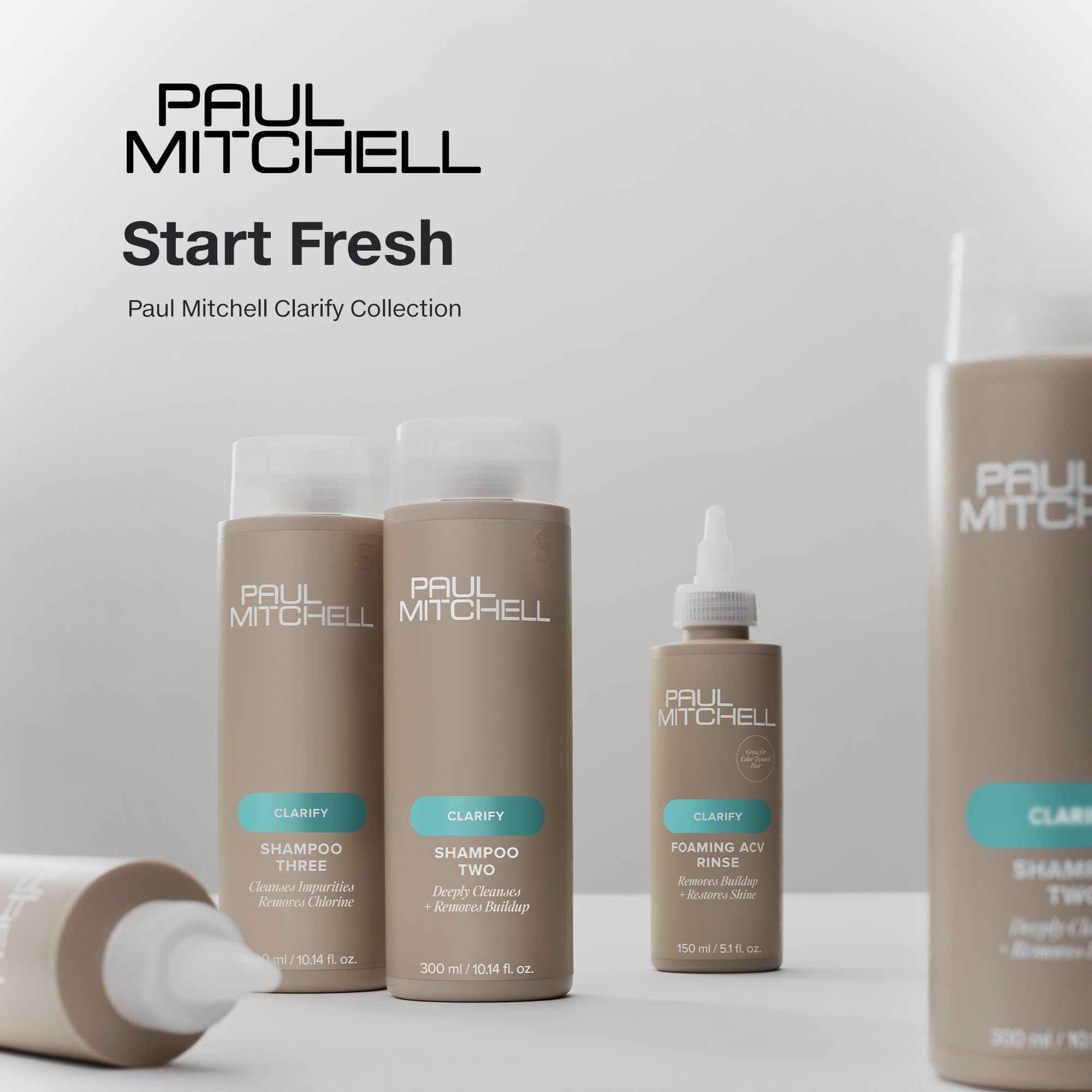 Paul Mitchell Shampoo Two, Clarifying Shampoo, Deep Cleanses + Removes Buildup, For All Hair Types, Especially Oily Hair, 10.14 fl. oz.