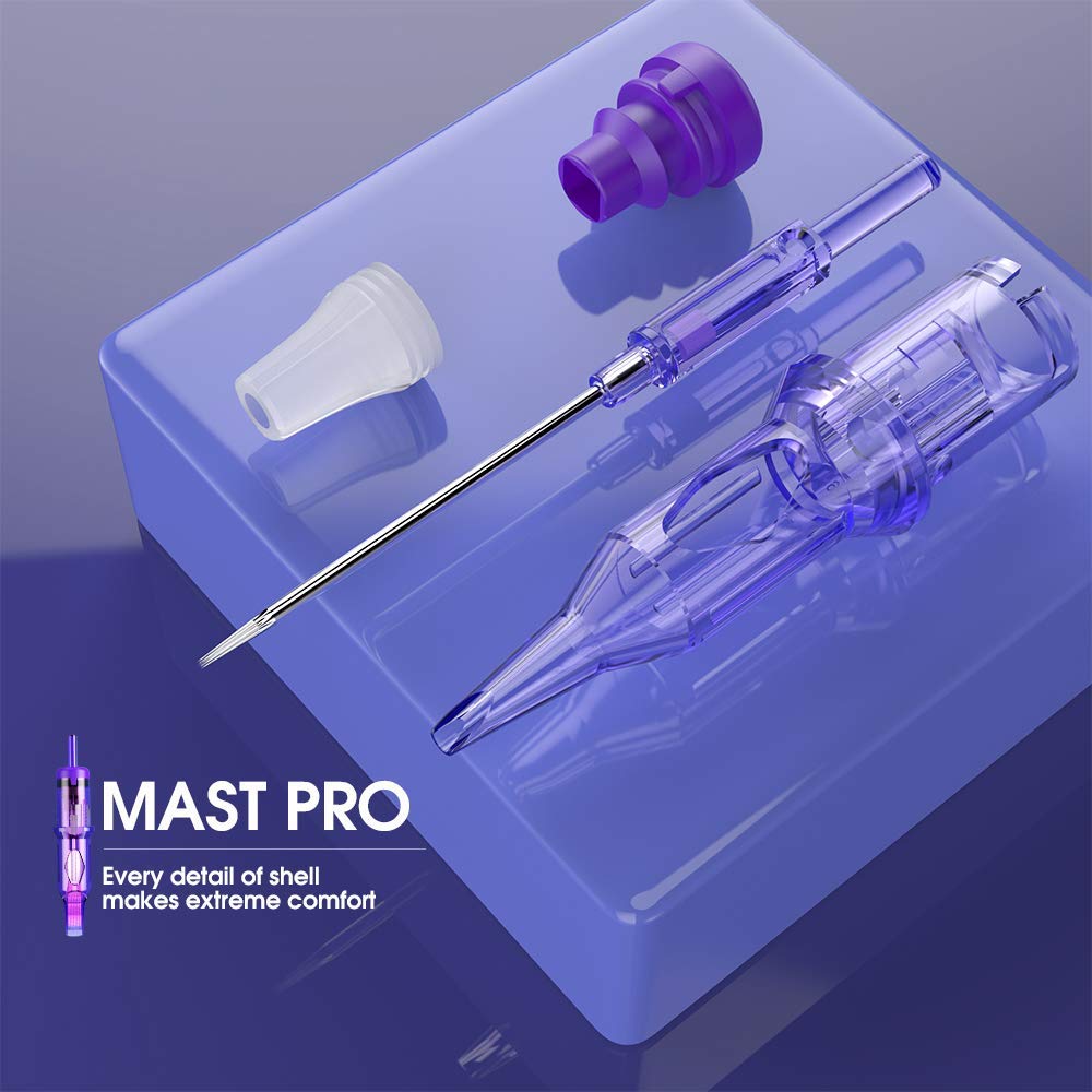 Mast Pro 1207RL Cartridge Tattoo Needles Disposable 20Pcs of One Box Standard #12 Size 7 Round Liner