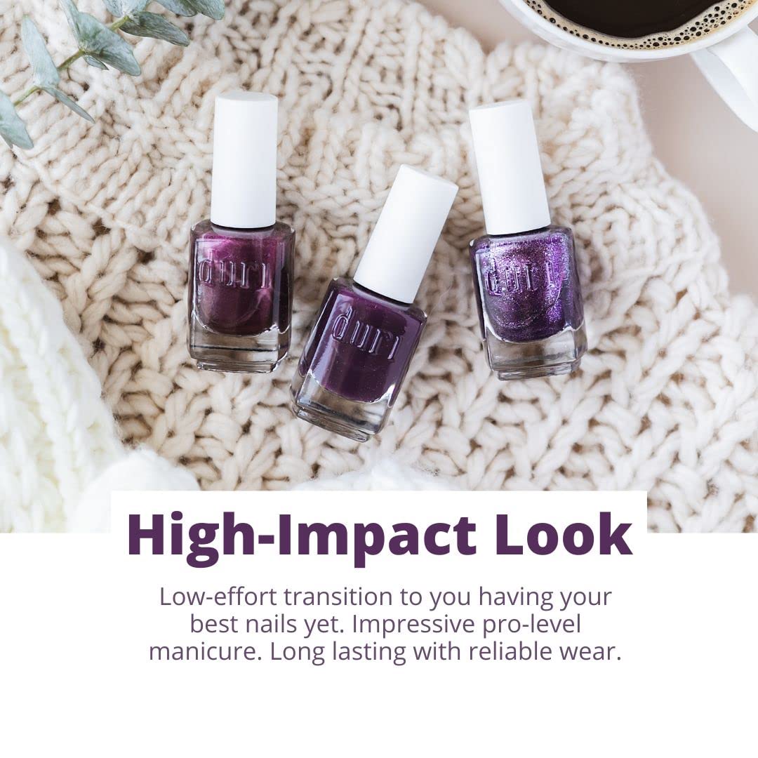 duri Nail Polish, 648 Viva Strip Tease, Purple Shimmer, 0.5 fl.oz.
