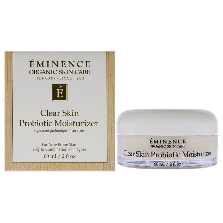 Eminence Organic Skincare Clear Skin Probiotic Moisturizer, 2 Fluid Ounce