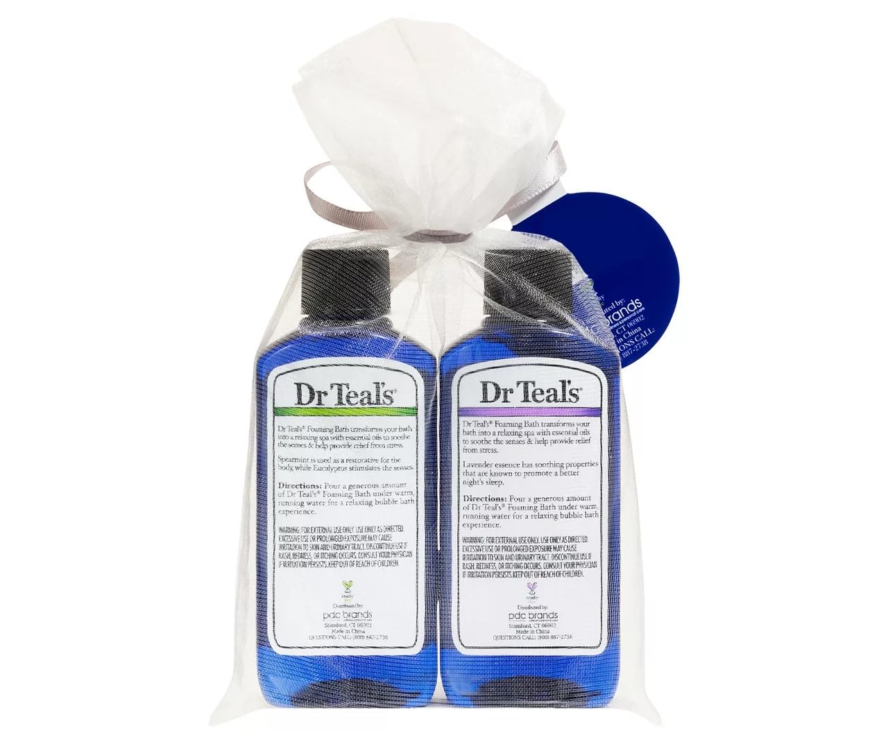 Dr Teal's Lavender & Eucalyptus 2-Piece Foaming Bath Gift Set