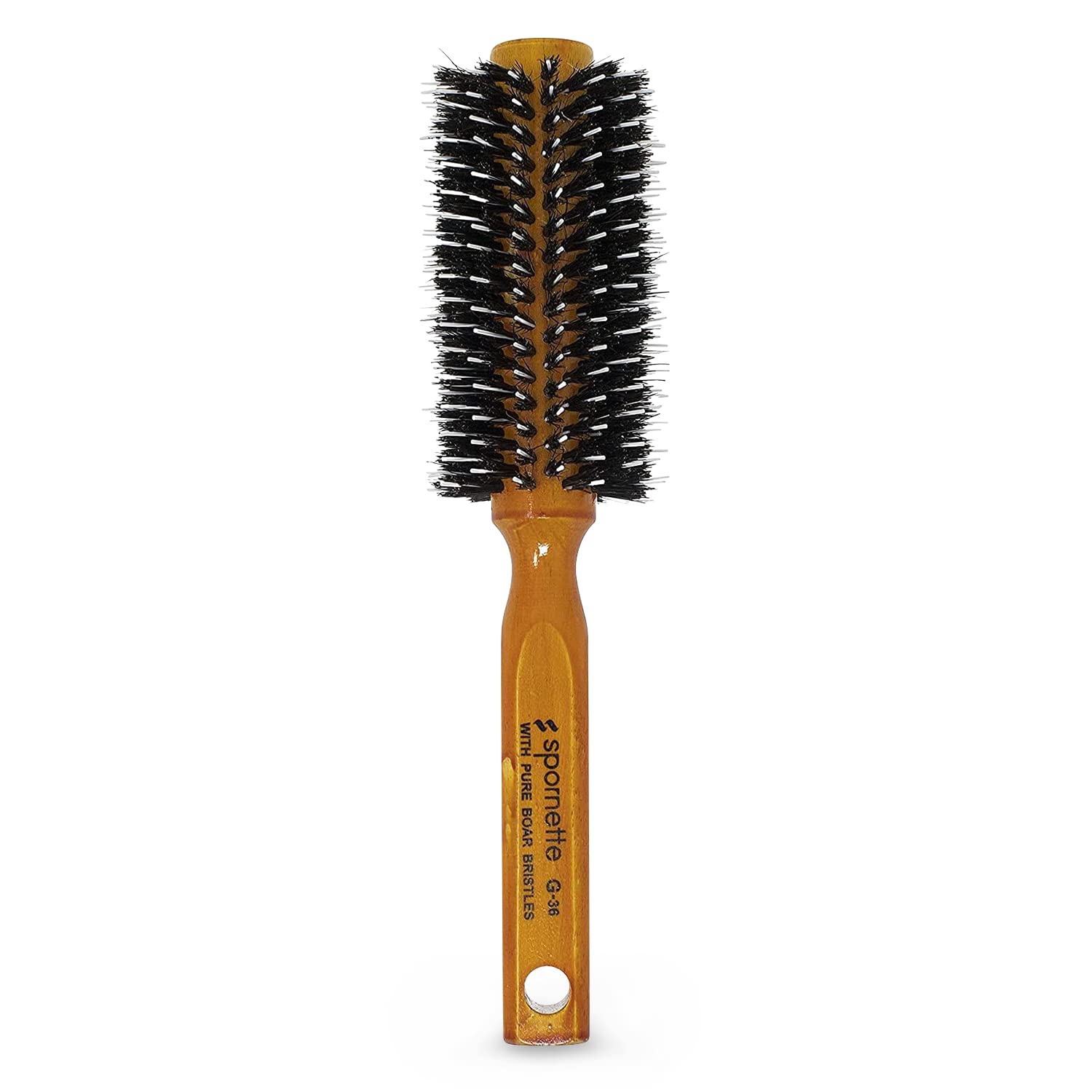 Porcupine Boar-Nylon Bristle Round Brush , 2-Inch Diameter