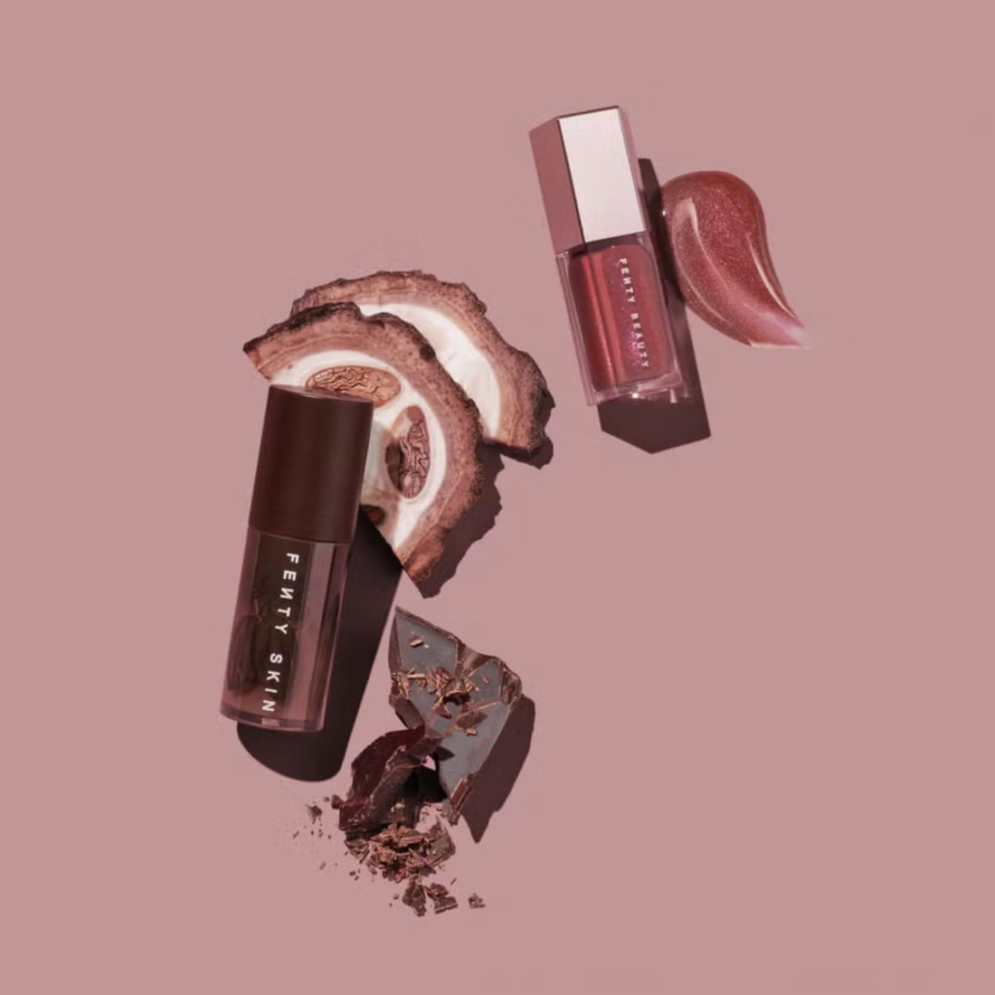 FENTY BEAUTY Chocolit Treatz - Lip Luminizer (.18 Fl Oz) + Lip Oil Duo (.19 Oz)