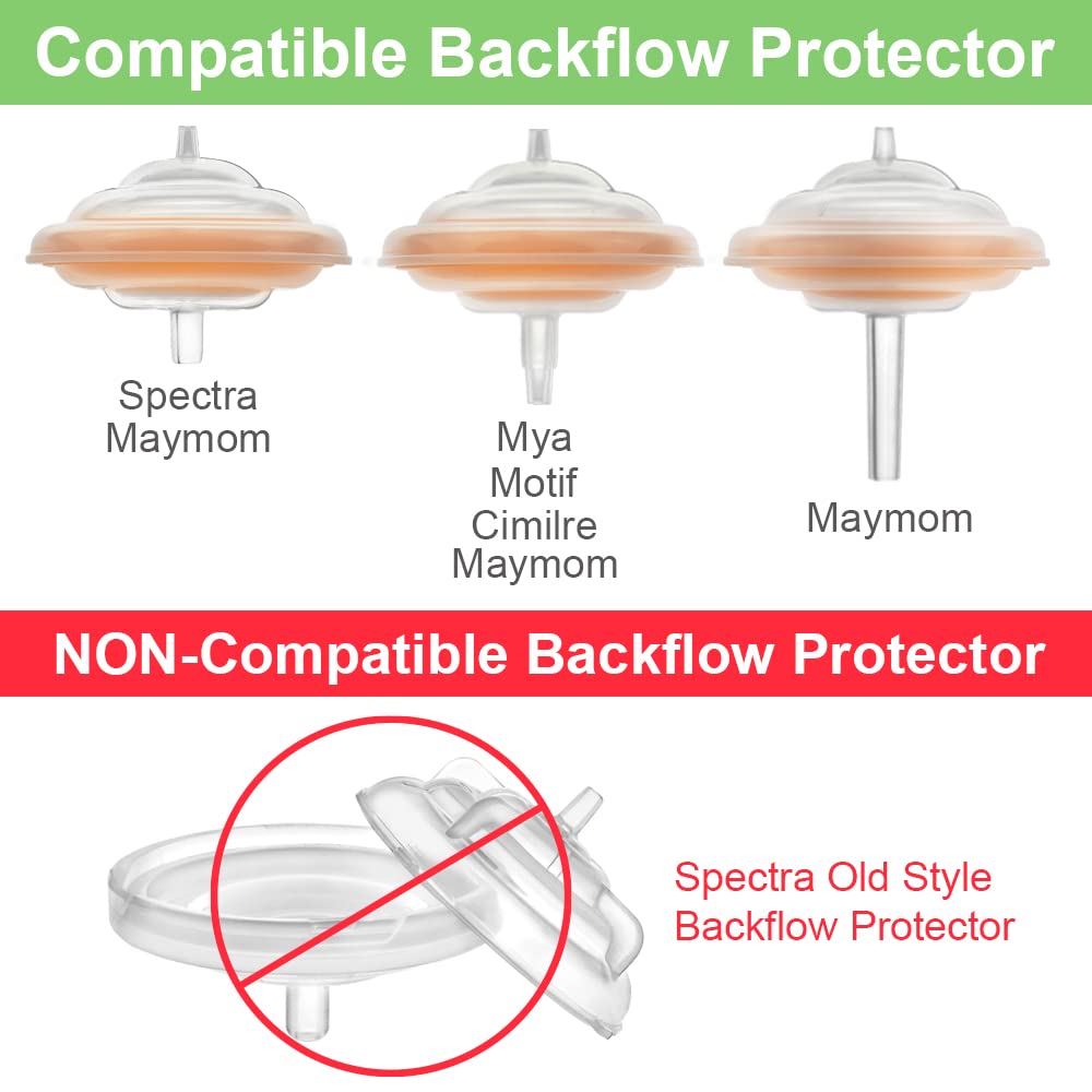 Maymom Silicone Membrane; Designed for Spectra S1 Spectra S2, 9 Plus Backflow Protector and Maymom Backflow Protectors, Long, Short and Medium; Not Original Spectra S2 Accessories or Spectra Pump Part