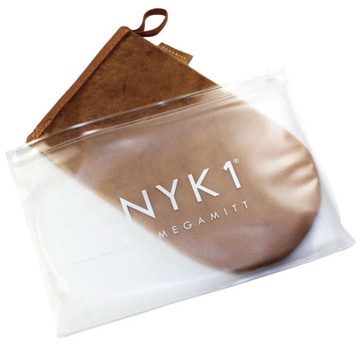 NEW NYK1 LUXURY Tanning Mega Mitt MegaMitt (Brown) Fake Tan Applicator Glove, Streak Free Finish for use with Mousse, Lotion, Cream or Liquid