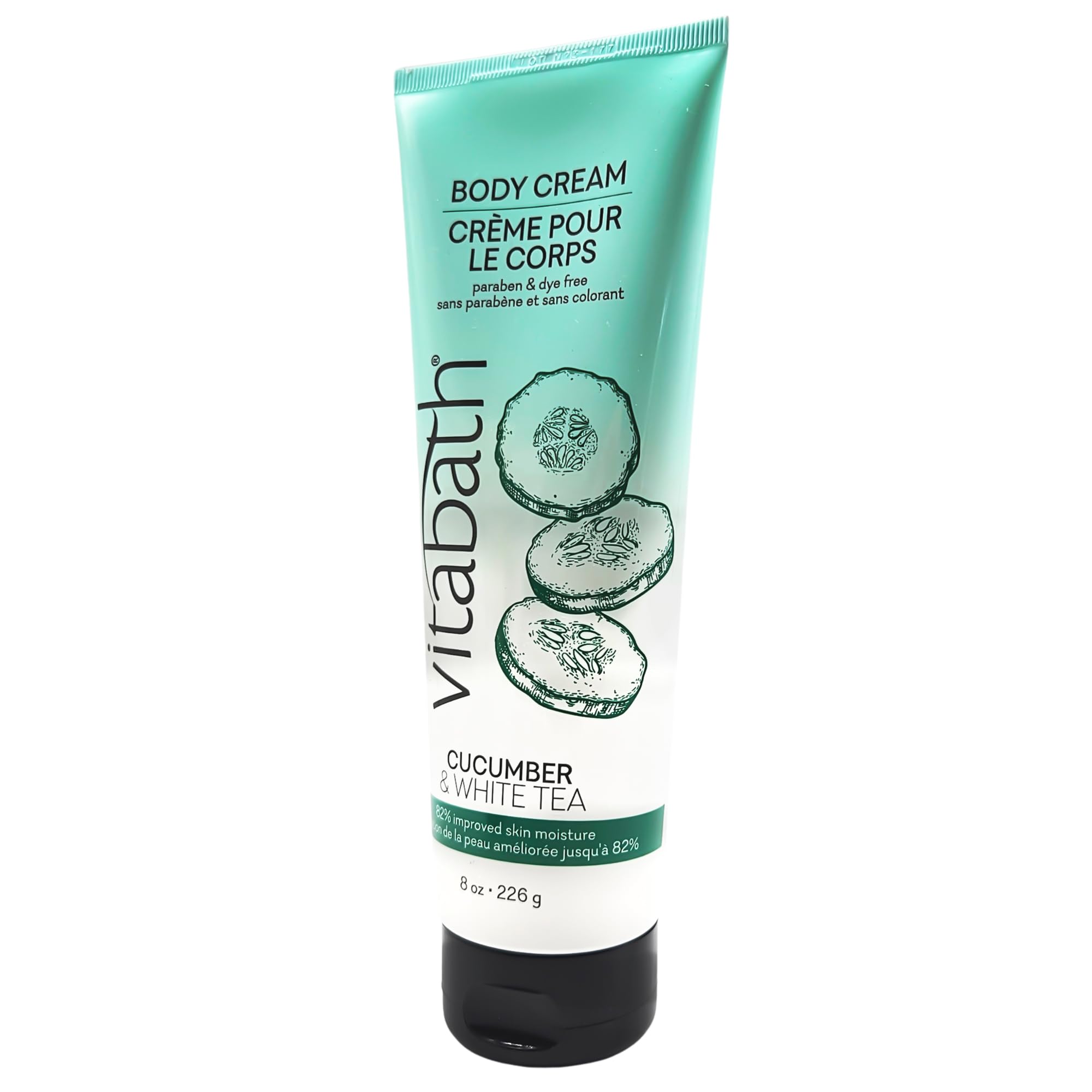 Vitabath Cucumber & White Tea Body Cream By Vitabath for Unisex - 8 Oz Body Cream, 8 Oz