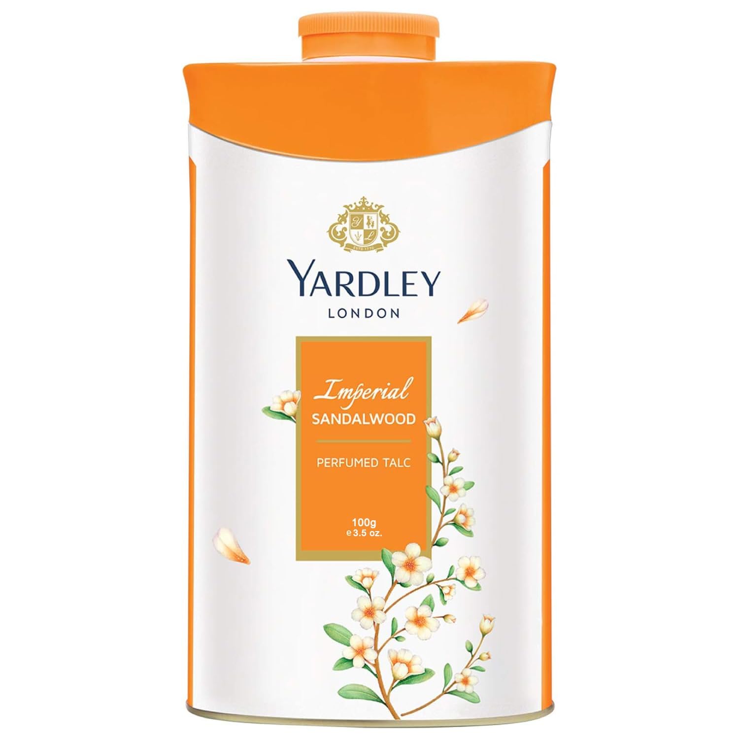 Yardley London Imperial Sandalwood Talc for Women, 100g