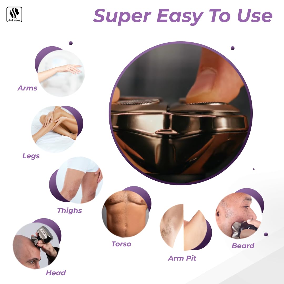 Skull Shaver Forte PRO 3 Head Replacement Blade | Electric shaver replacement heads