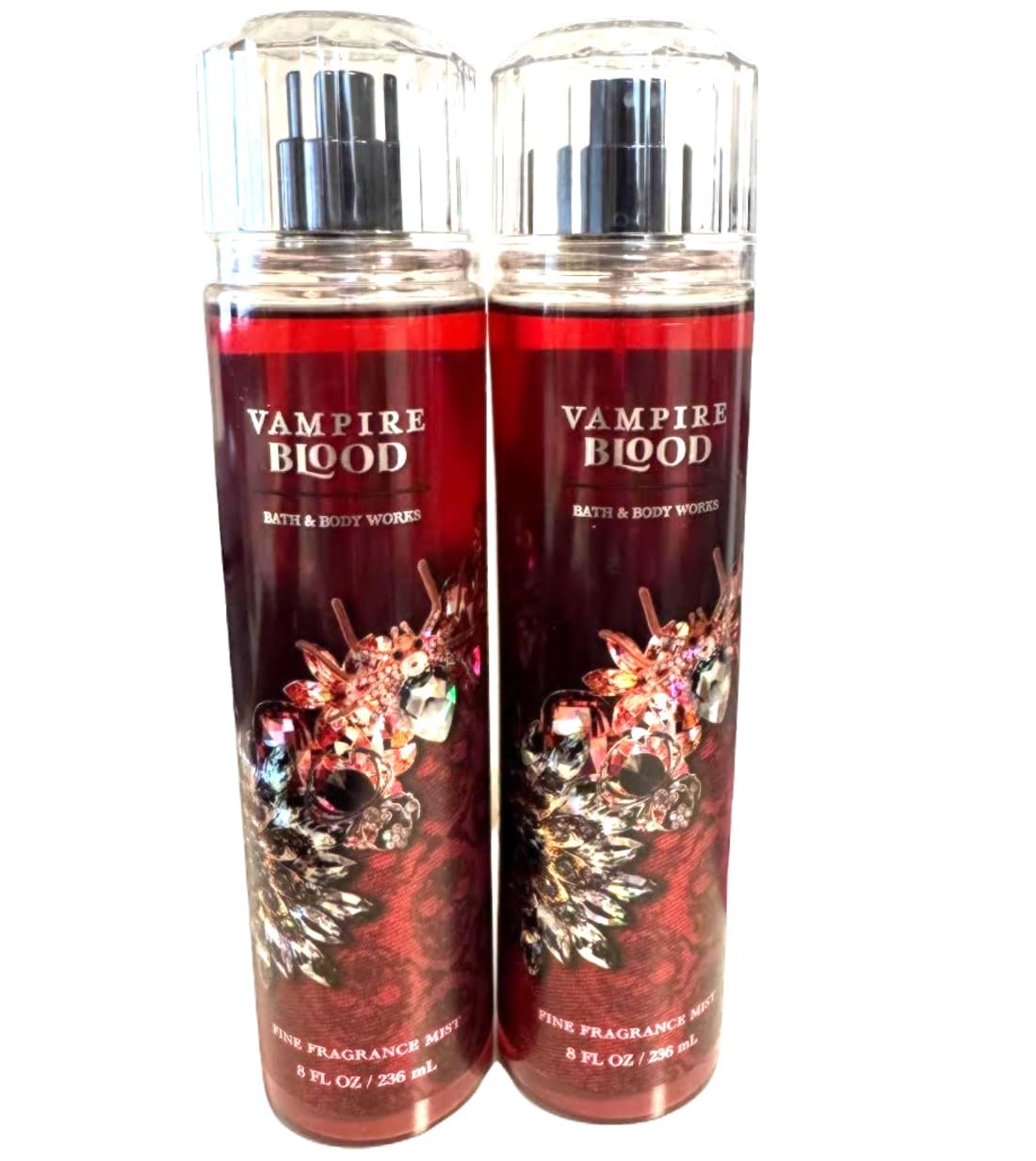 Bath & Body Works Fine Fragrance Mists, Set of 2, 8oz Each Bottle (Vampire Blood)