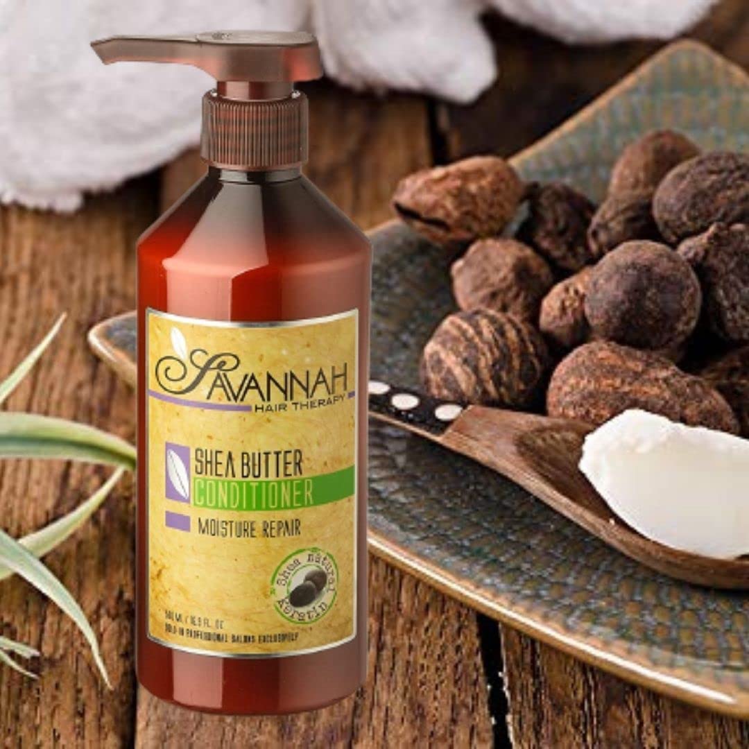 Savannah Hair Theraphy - Shea Butter Conditioner - 16.9 oz