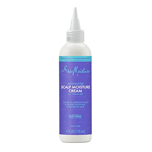 SheaMoisture Hair Cream Aloe Butter & Vitamin B3 With A Boost Of Hydration To Hydrate Scalp + Moisturized Hair 4oz