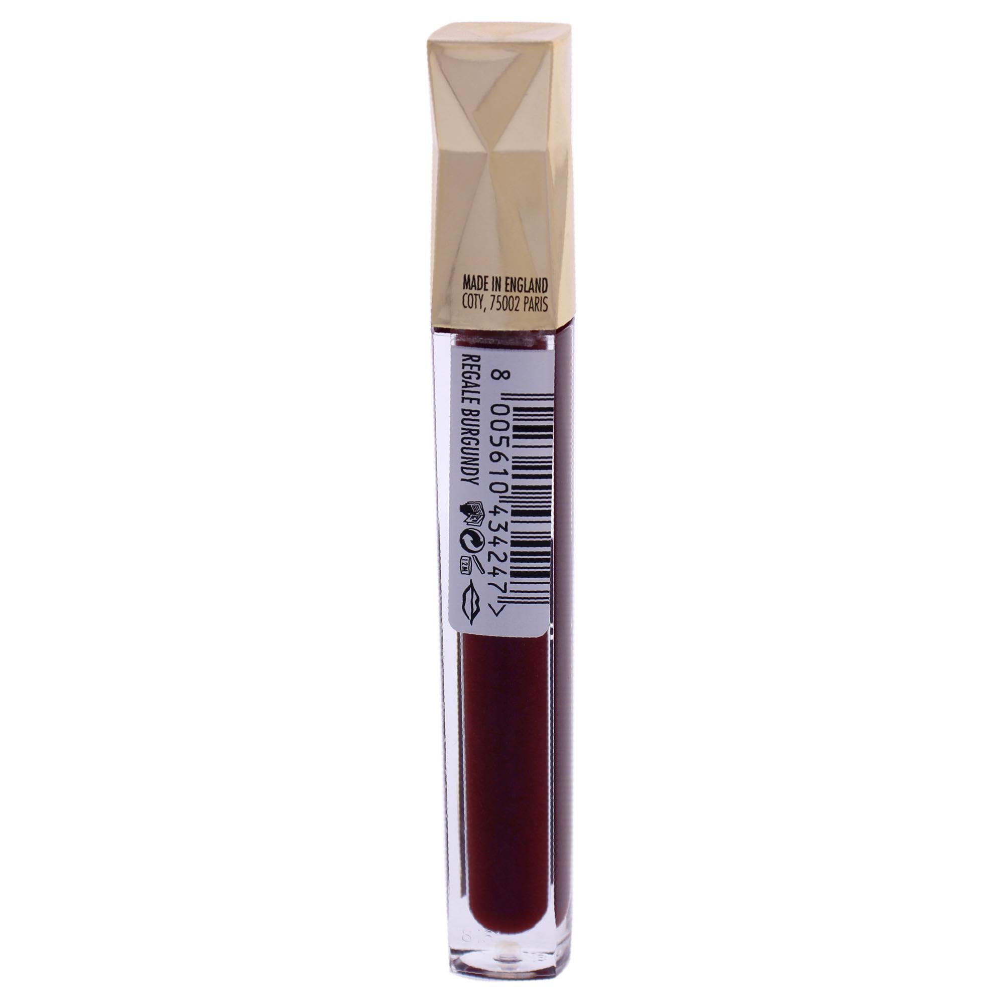 Regale Burgundy: Max Factor Colour Elixir Honey Lacquer Lip Gloss, 3.8 ml, Regale Burgundy