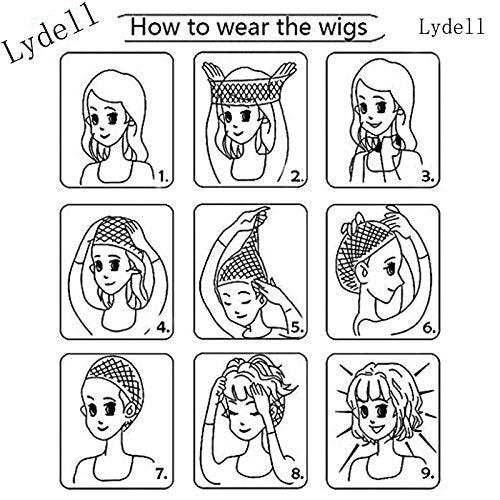 Lydell 8 Straight Short Bob Hair Flat Bangs Cute Central...