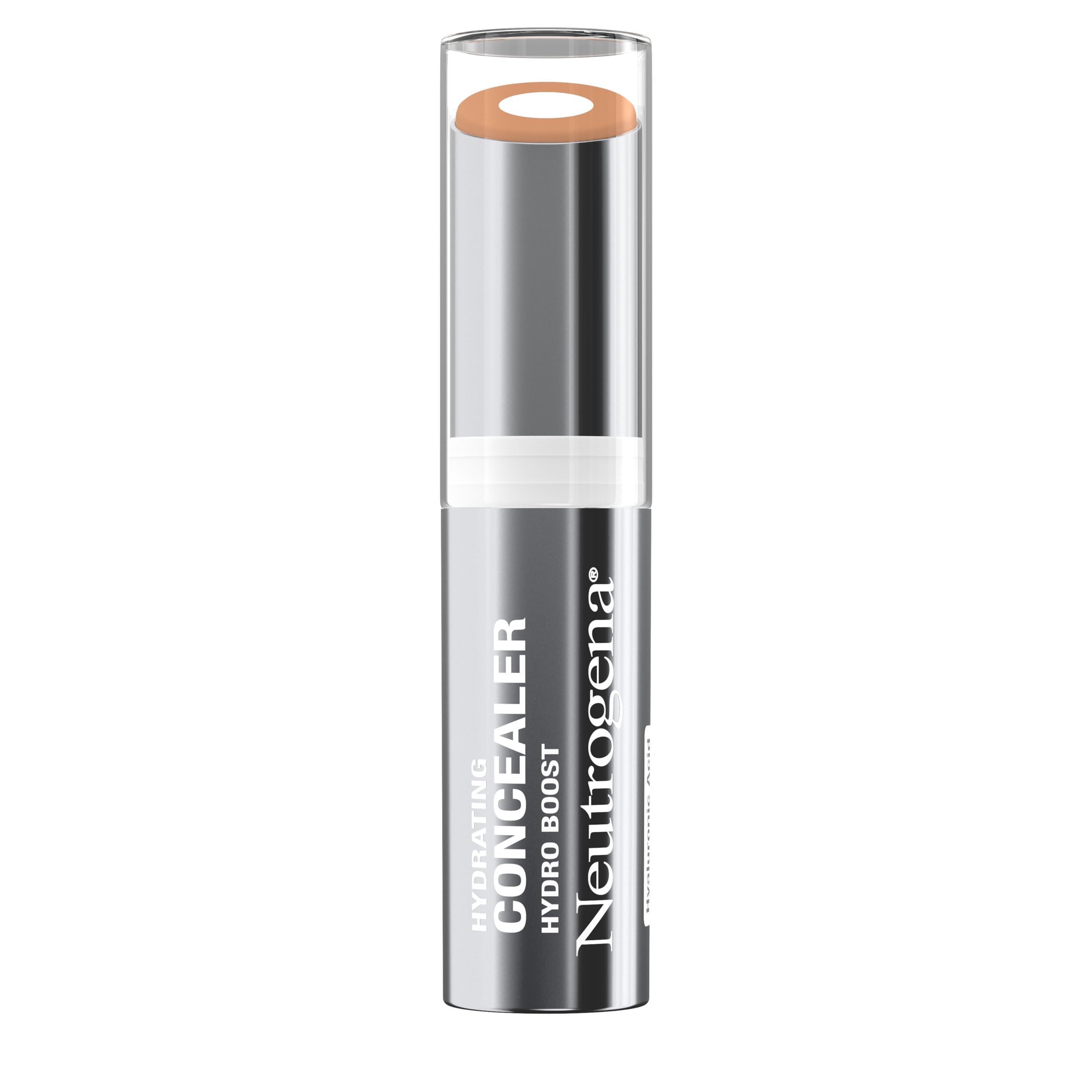 Neutrogena Hydro Boost Hydrating Concealer Stick for Dry Skin, Oil-Free, Lightweight, Non-Greasy and Non-Comedogenic Cover-Up Makeup with Hyaluronic Acid, 30 Light/Medium, 0.12 Oz