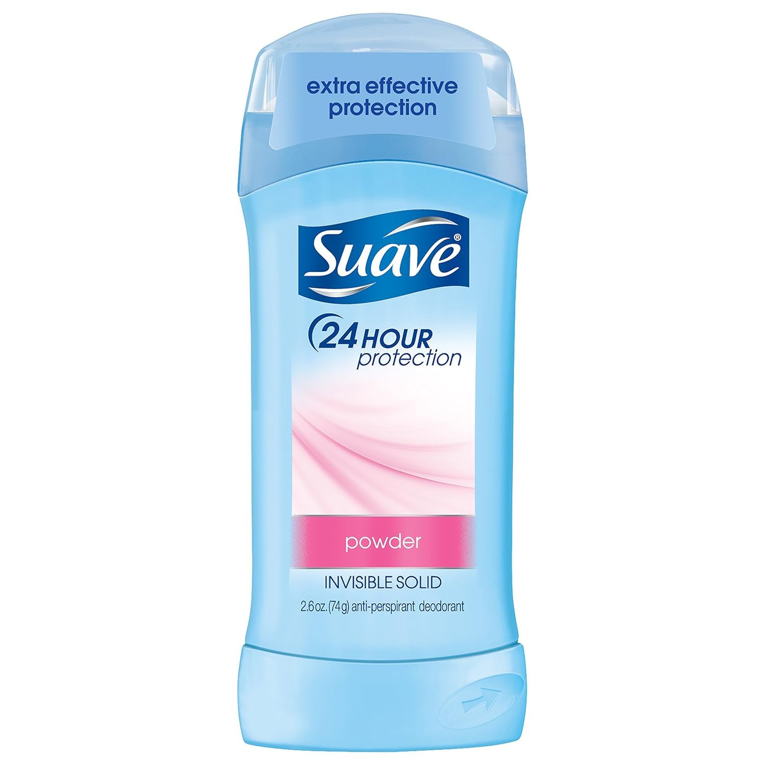 Suave Invisible Solid Baby Powder For Women, 2.6 oz