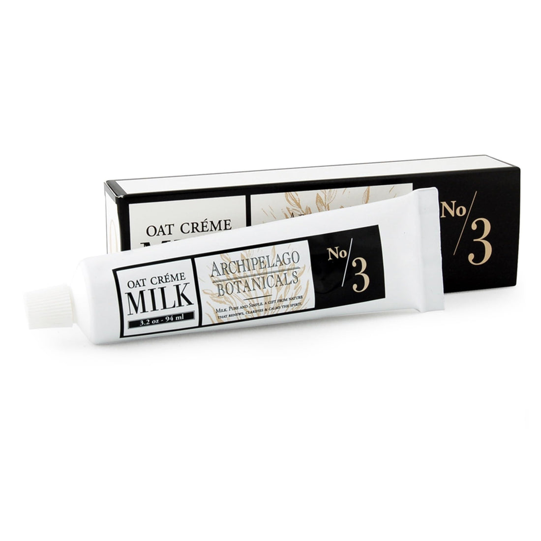 Archipelago Botanicals Oat Milk Body Creme Tube 3.2 oz cream