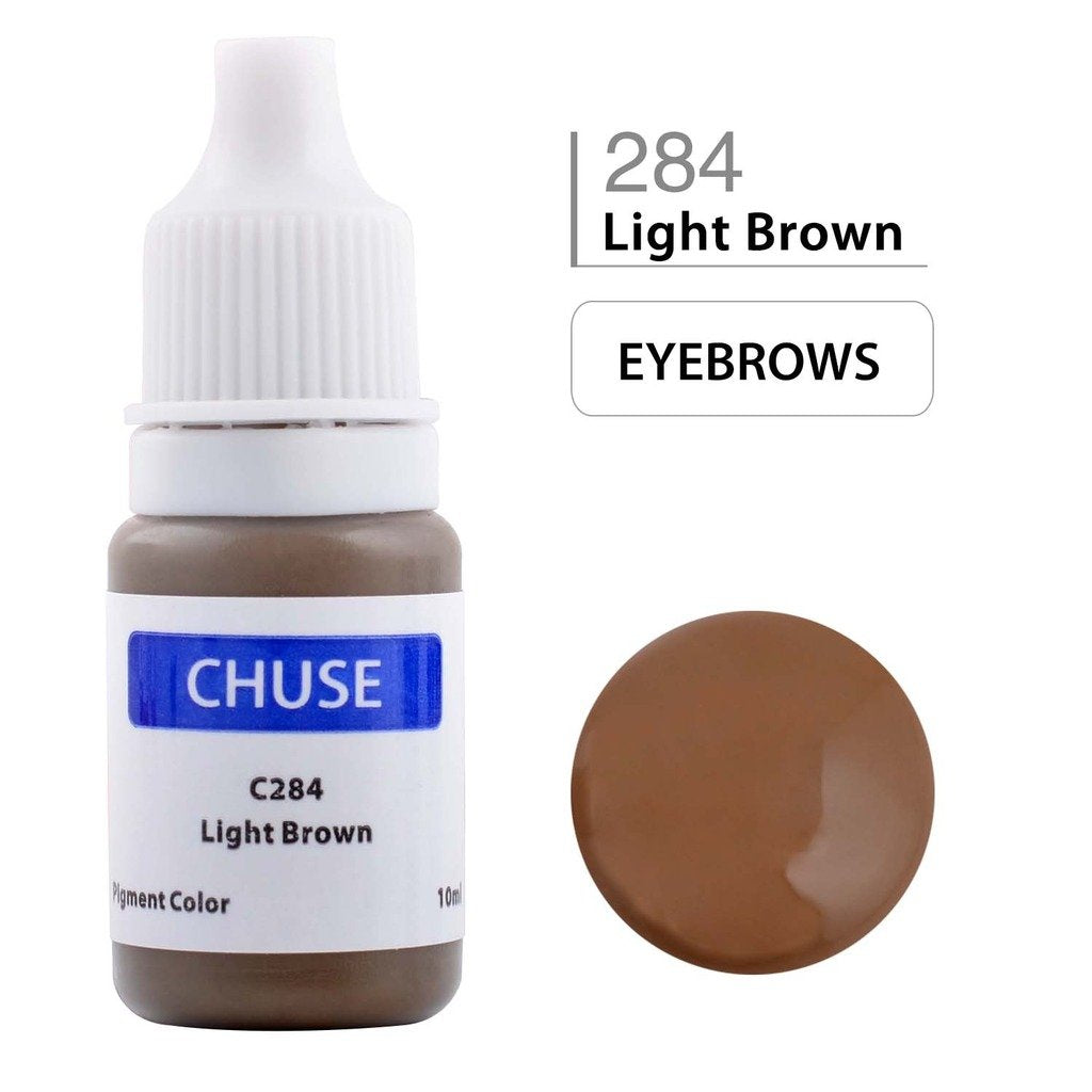 CHUSE PMU Eyebrow Pigments 0.35oz/10ml (C284 Light Brown)