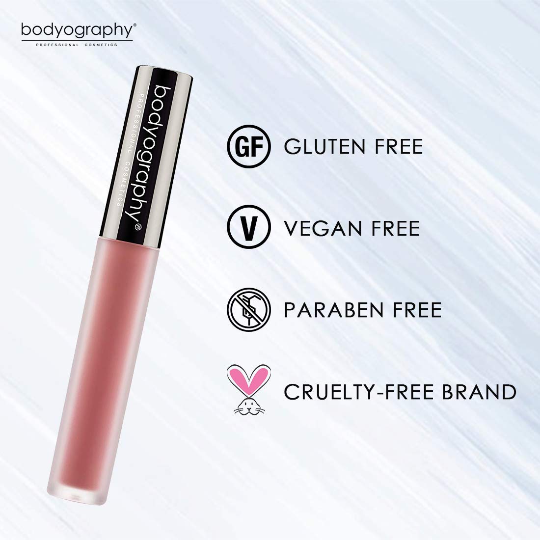 BODYOGRAPHY LIP LAVA LIQUID LIPSTICK , BASIC 9604