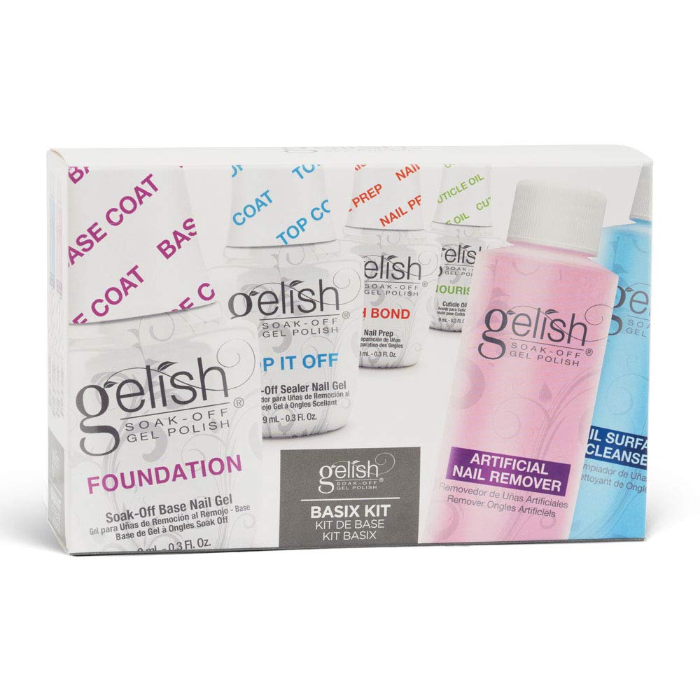 Gelish Mini Basix Gel Nail Polish Starter Kit