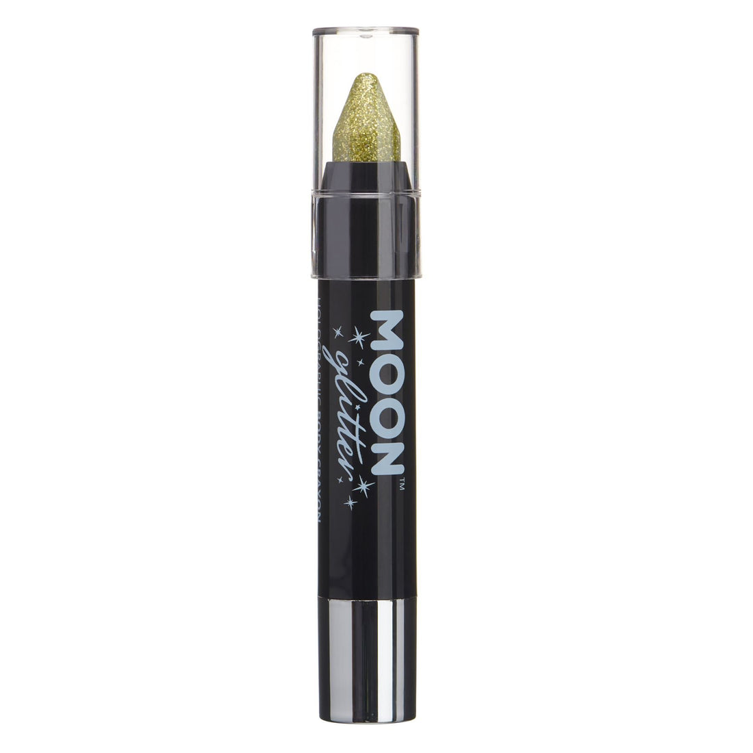 Moon Glitter Holographic Glitter Paint Stick/Body Crayon Makeup For The Face & Body By-3.5G Gift Set Containing 6 Crayons Silver, Pink, Gold, Rose Blue Green