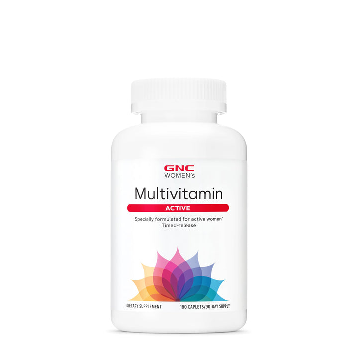 GNC Women's Active Multivitamin | Energy Production, Bone Health, and Overall Wellness | 180 Count