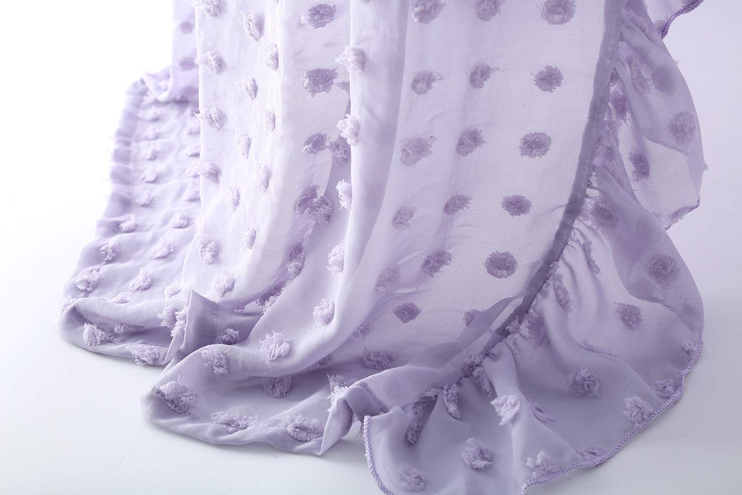 Kids Bed Canopy for Girls, Beige Crib Princess Hanging Children Canopy Tent, Toddler Girl Bed Netting for Baby Room Bedroom Reading Nook, Macrame Lace Boho Nursery with Pom Pom